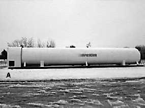 Réservoirs de CO2&nbsp;liquide.