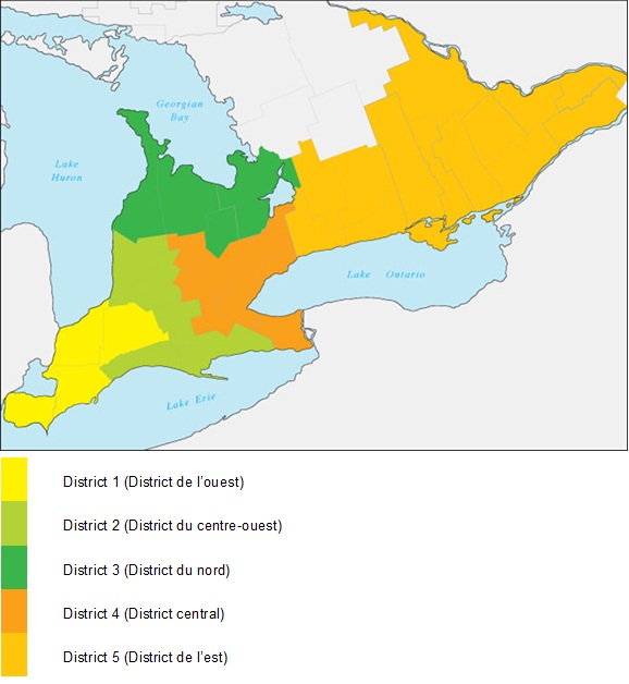 L’Ontario Apple Growers représente cinq districts producteurs de pommes