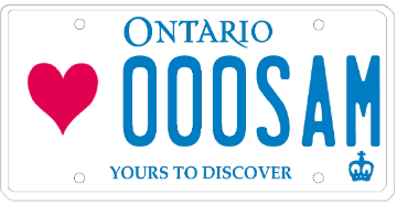 Illustration of Licence Plate — Heart